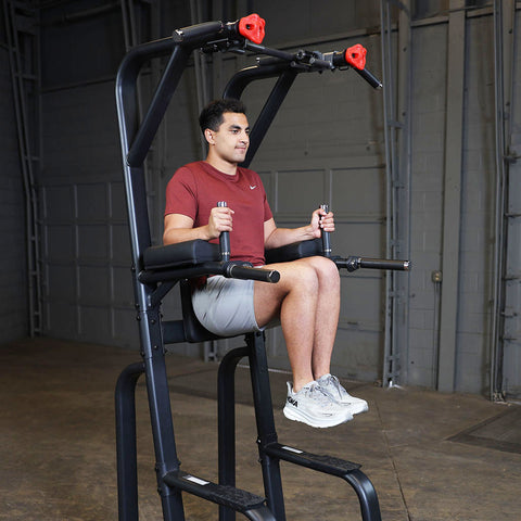SVKR1000B - PROCLUBLINE VERTICAL KNEE RAISE CHIN DIP - BLACK