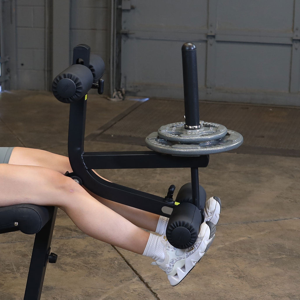 Leg Extension and Prone Leg Curl Machine - BLACK