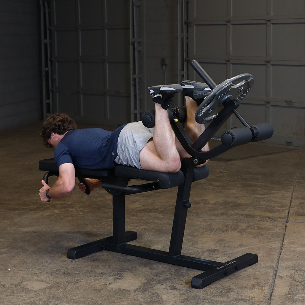 Leg Extension and Prone Leg Curl Machine - BLACK
