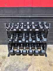 3-Tier Dumbbell Rack for Hex Dumbbells (5–50 lb) PCI-OK0015