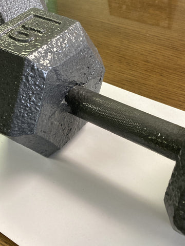 Cast Iron Hex Dumbbell - Factory Seconds