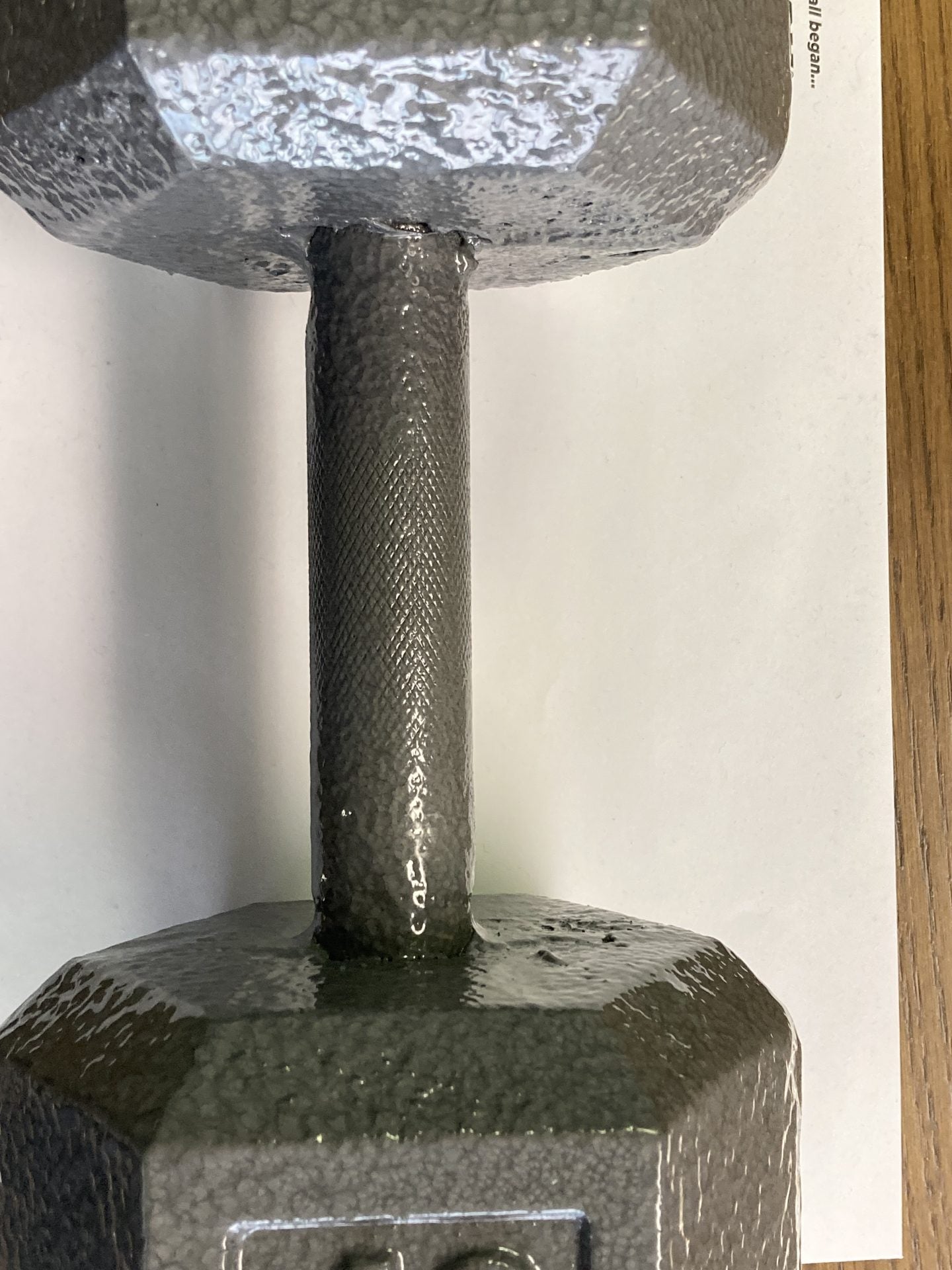 Cast Iron Hex Dumbbell - Factory Seconds
