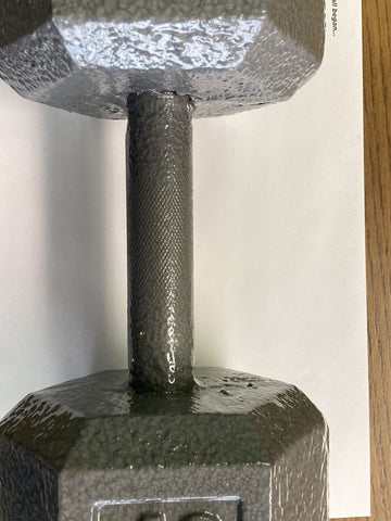 Cast Iron Hex Dumbbell - Factory Seconds
