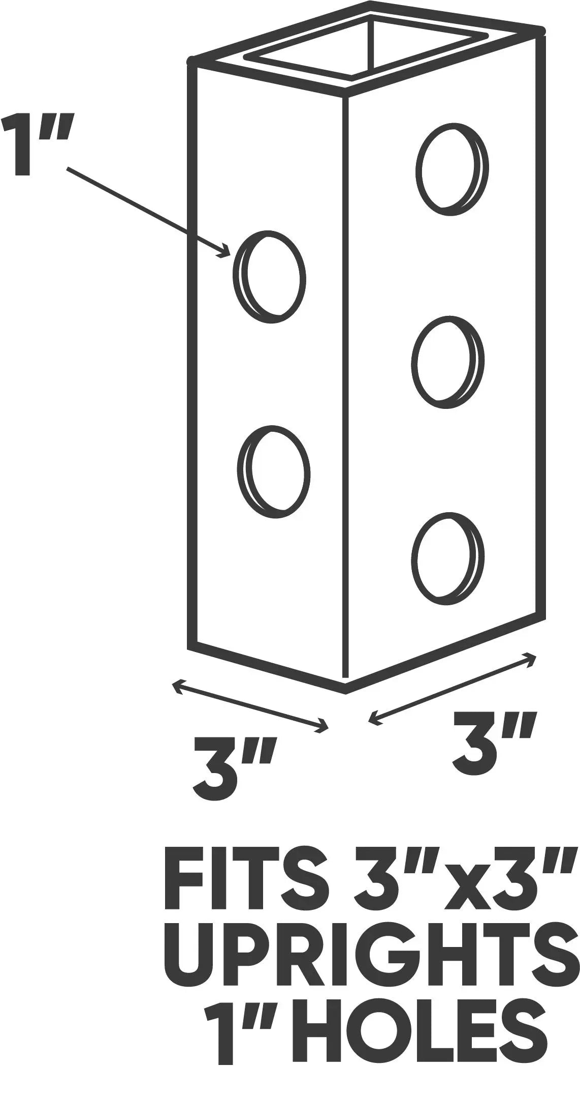 J-Cups 3x3 Pair