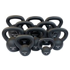 KBR30 - Iron Powder Coat Kettlebells 30 Pounds - Body-Solid