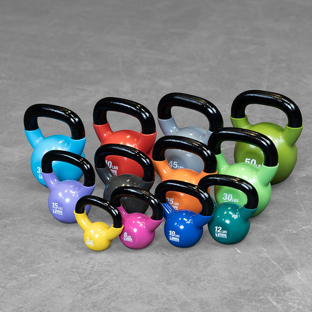 KBV5 - 5 lb. Vinyl Dipped Kettlebells - Body-Solid