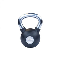 KBZ30 - Chrome, Rubber Kettlebell 30lb