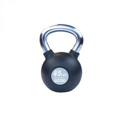 KBZ45 - Chrome, Rubber Kettlebell 45lb