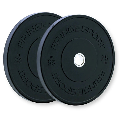MilSpec Black Bumper Plates Fringe Sport