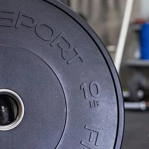 MilSpec Black Bumper Plates Fringe Sport