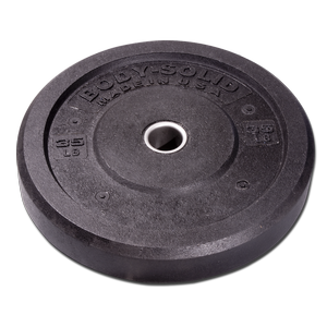45LB BLACK BUMPER PLATES 17.375 ", Full Commercial Made is USA
