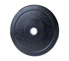 BLACK 25LB CHICAGO EXTREME BUMPER, 17.72", FULL COMMERCIAL, 3 YEAR WARRANTY - [OBPX25]