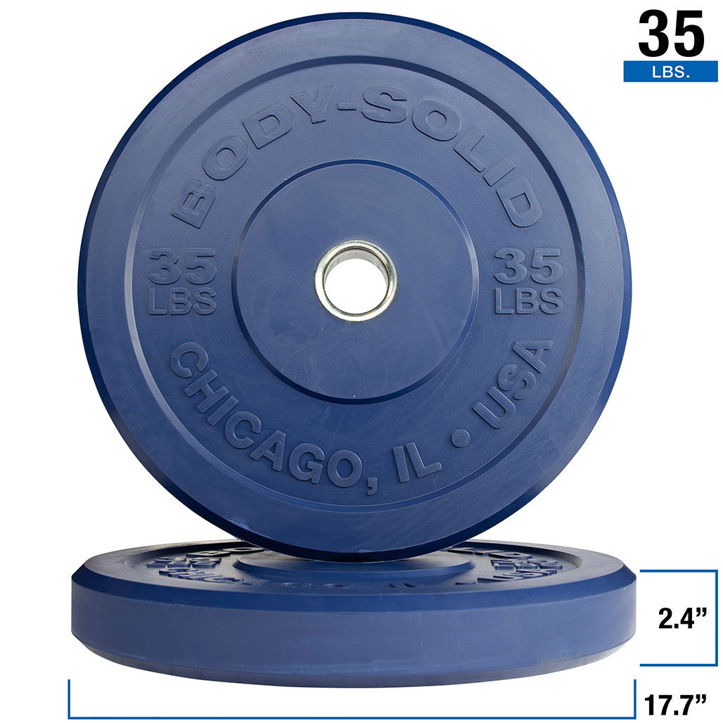 260 LB Color Bumper Plate Set - Full Commercial (OBPX260)