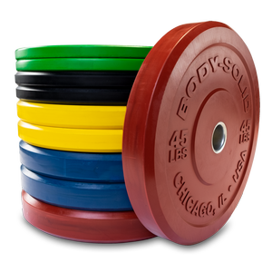 260LB BUMPER SET COLORS, PAIRS 10,15,25,35,45,  Full Commercial, 1-3 YEAR WARRANTY - [OBPXC260]