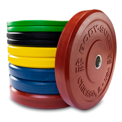 260LB BUMPER SET COLORS, PAIRS 10,15,25,35,45,  Full Commercial, 1-3 YEAR WARRANTY - [OBPXC260]