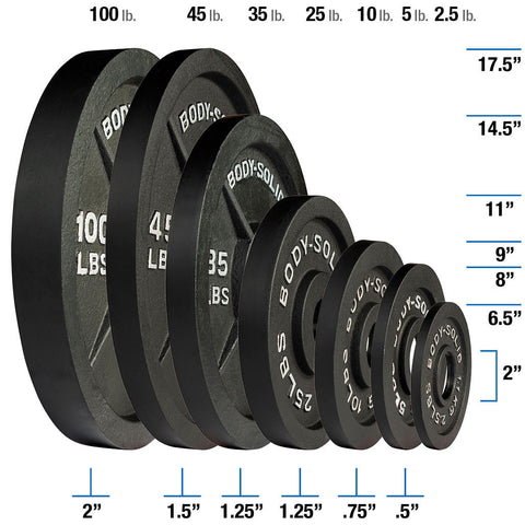 255 LB Cast Oly Set
