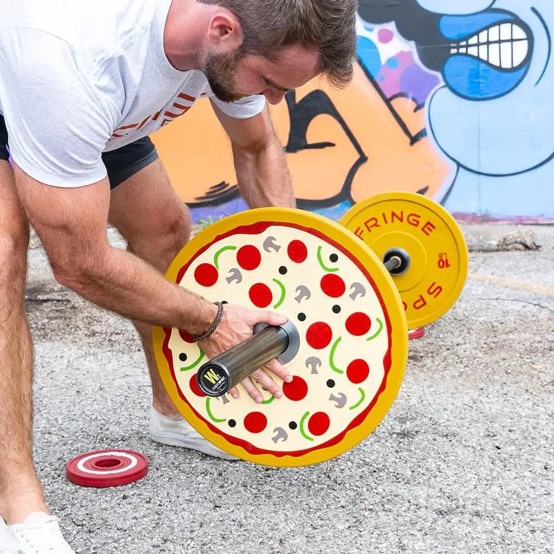 Pizza Bumper Plates (10lb Pair)