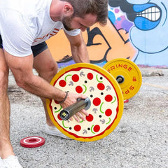 Pizza Bumper Plates (10lb Pair)