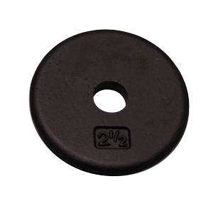 Black Standard Plate 2.5lb - [RPB2-5]
