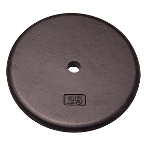 Black Standard Plate 25lb - [RPB25]