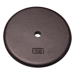 Black Standard Plate 25lb - [RPB25]