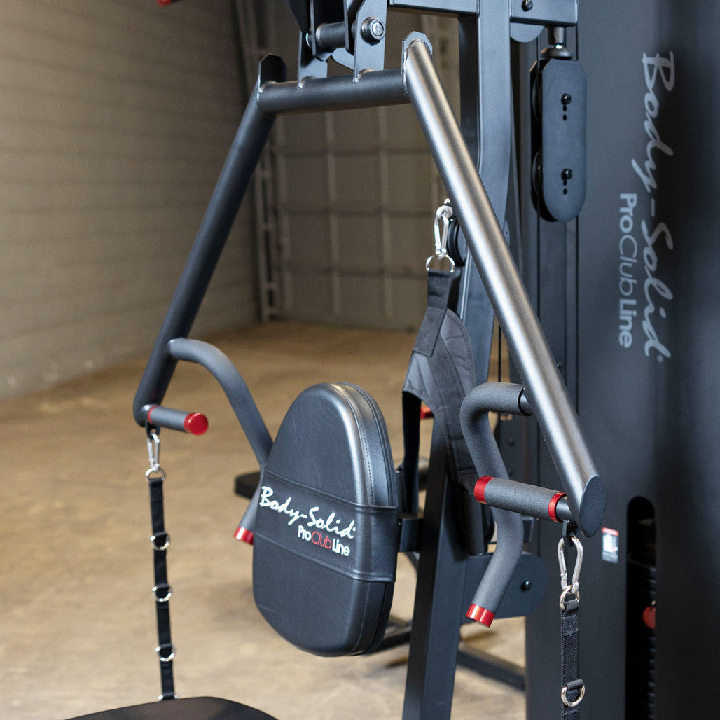 Body-Solid Pro Clubline Multi-Station Four Weight Stack Commercial Gym Machine, Upper & Lower Body Strength Training Functional Workout Stations for Weights Lifting and Bodybuilding, 310 lb