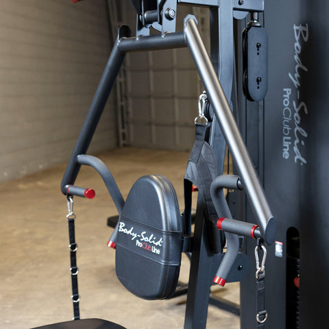 Body-Solid Pro Clubline Multi-Station Four Weight Stack Commercial Gym Machine, Upper & Lower Body Strength Training Functional Workout Stations for Weights Lifting and Bodybuilding, 310 lb