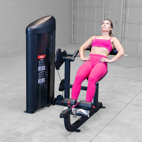 Body-Solid S2ABB-1 Pro Clubline Series II Ab and Back Machine with 160 Lb. Weight Stack for Home and Commercial Gym