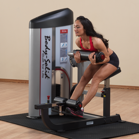 Body-Solid S2ABB-1 Pro Clubline Series II Ab and Back Machine with 160 Lb. Weight Stack for Home and Commercial Gym Body-Solid