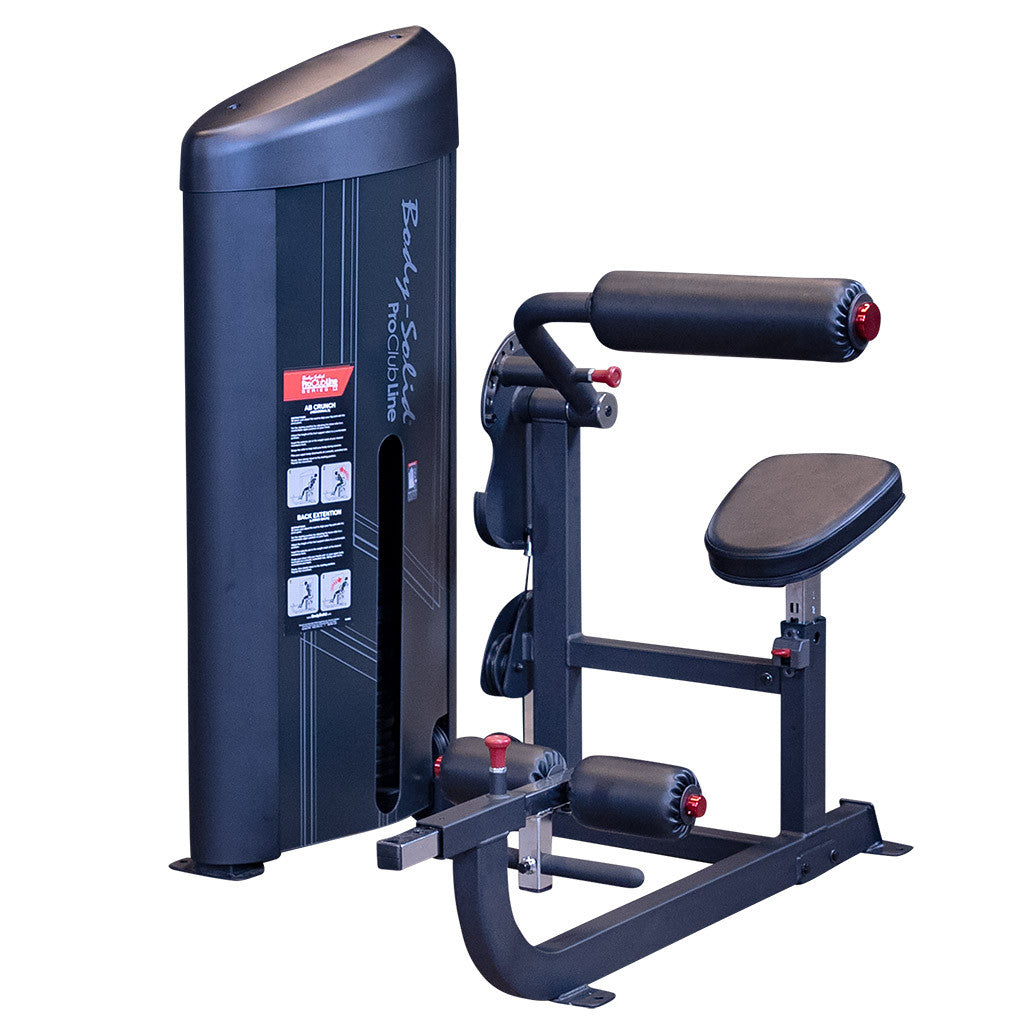 Body-Solid S2ABB-1 Pro Clubline Series II Ab and Back Machine with 160 Lb. Weight Stack for Home and Commercial Gym