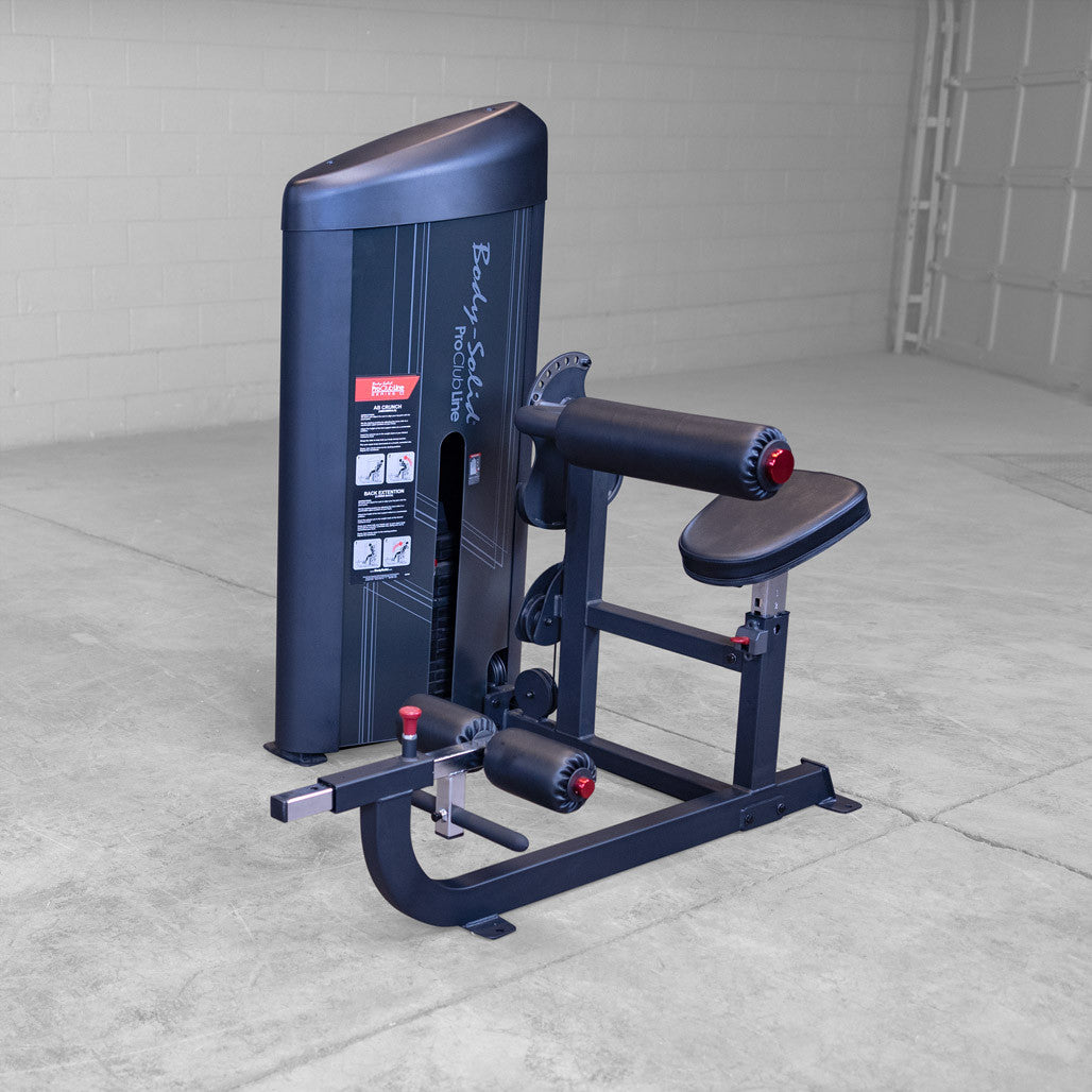Body-Solid S2ABB-1 Pro Clubline Series II Ab and Back Machine with 160 Lb. Weight Stack for Home and Commercial Gym
