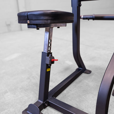 Body-Solid Pro Clubline Bicep Preacher Curl Machine for Home and Commercial Gym with Multi Grip Revolving Handle Bar, Strength Training Equipment for Upper Body with 235lb Weights Stack