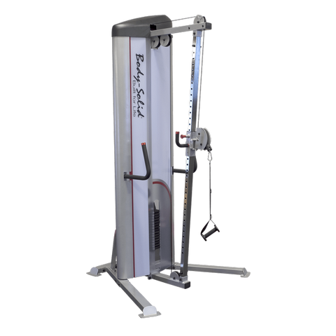 Body-Solid (S2CC-3) Pro Clubline Cable Crossover Column Machine with 310Lb. Weight Stack for Fitness Workouts, Adjustable Single Pulley Cable Workout Machines For Strength Training Body-Solid