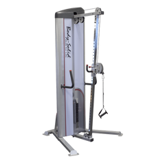 Body-Solid (S2CC-3) Pro Clubline Cable Crossover Column Machine with 310Lb. Weight Stack for Fitness Workouts, Adjustable Single Pulley Cable Workout Machines For Strength Training