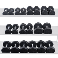 SDPS550 - Rubber Round Dumbell 5-50lb pairs