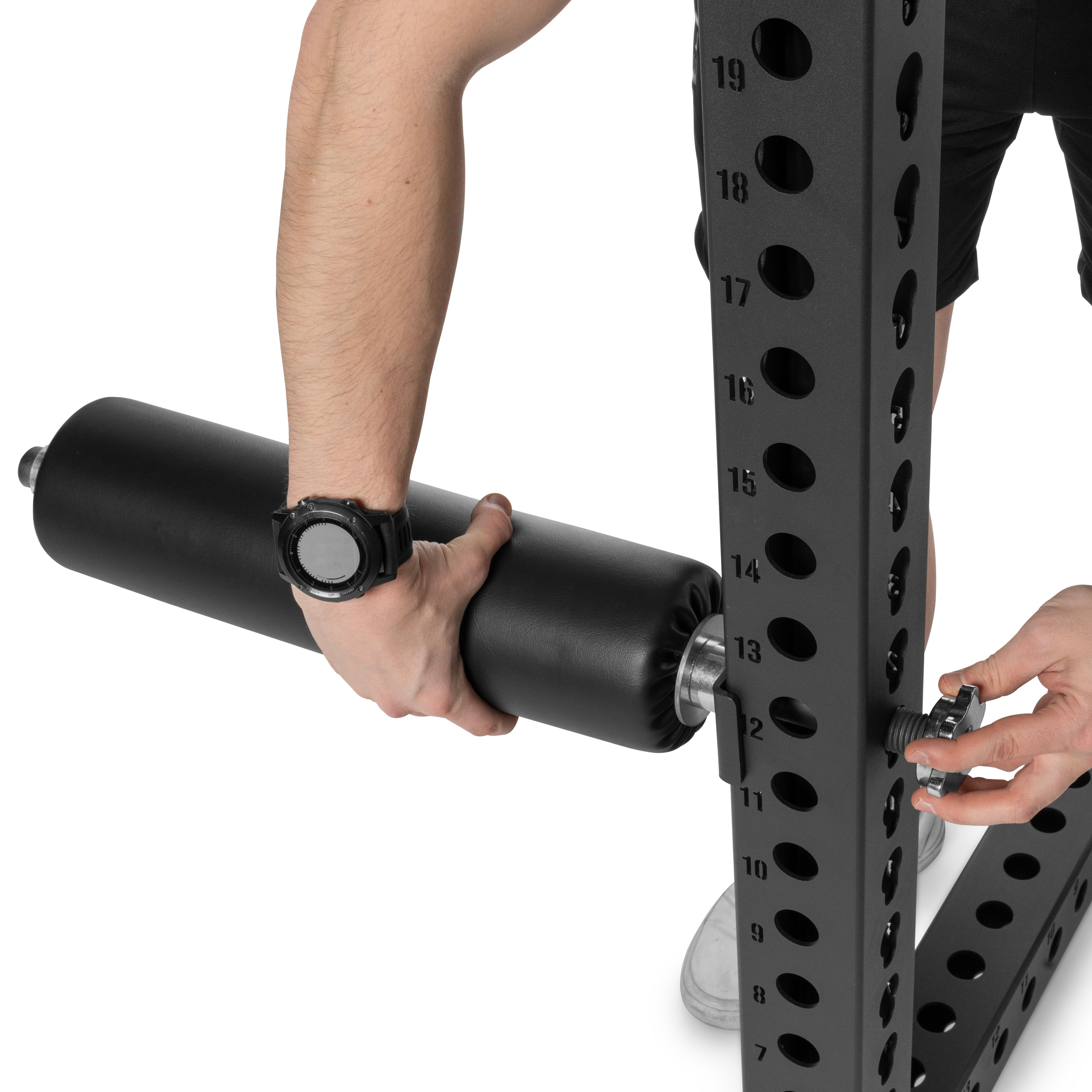 Split Squat Leg Roller Rack Attachment