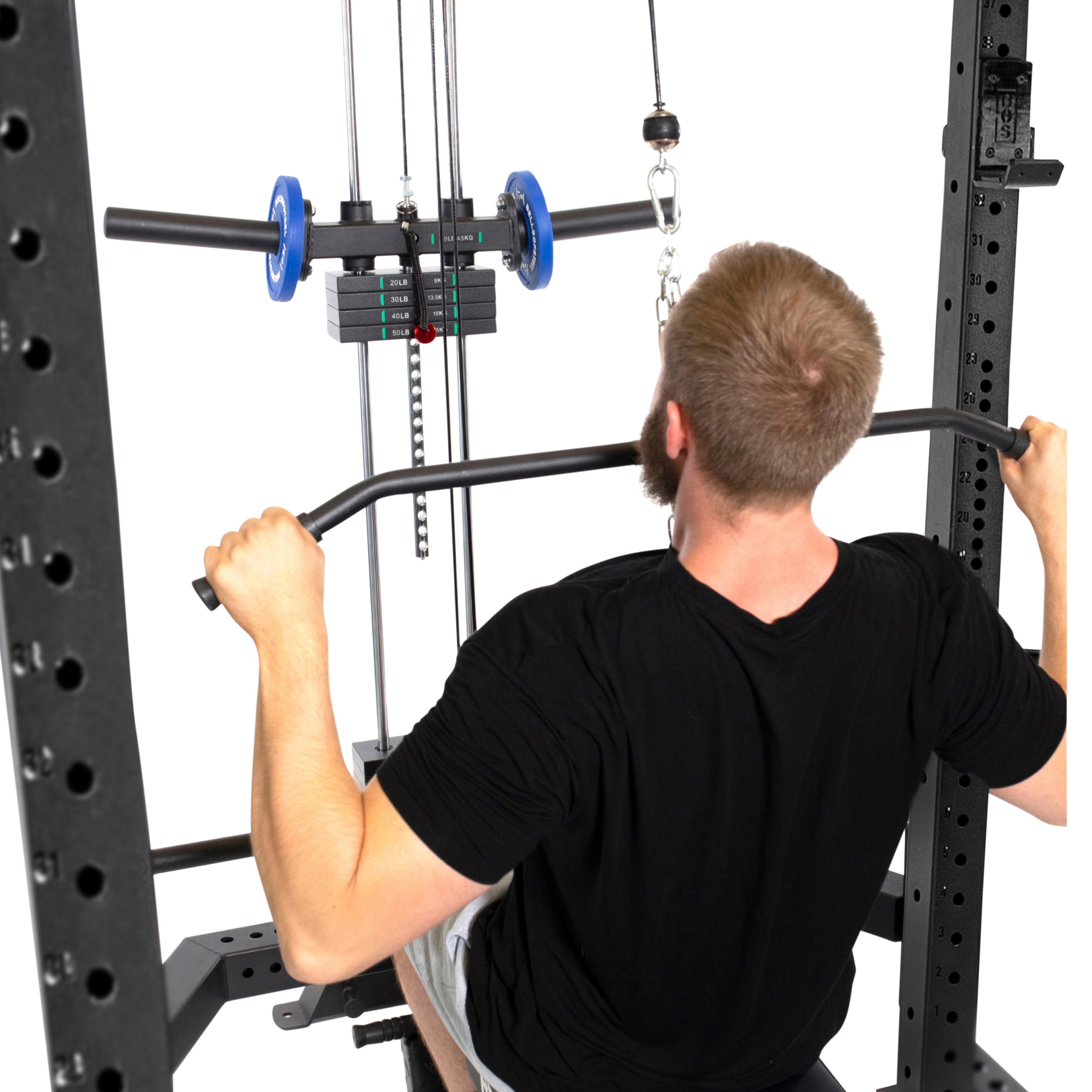 Lat Pulldown & Low Row Rack Attachment - Hydra & Manticore
