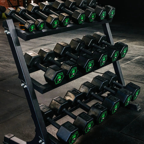 Silverback Rubber Coated Dumbbells Fringe Sport