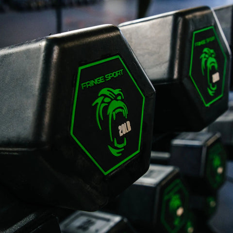 Silverback Rubber Coated Dumbbells Fringe Sport