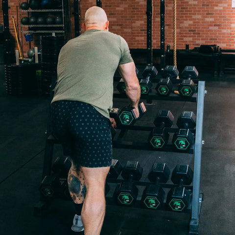 Silverback Rubber Coated Dumbbells Fringe Sport