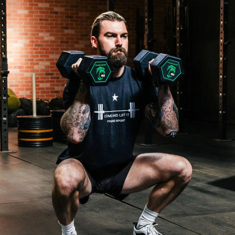 Silverback Rubber Coated Dumbbells Fringe Sport