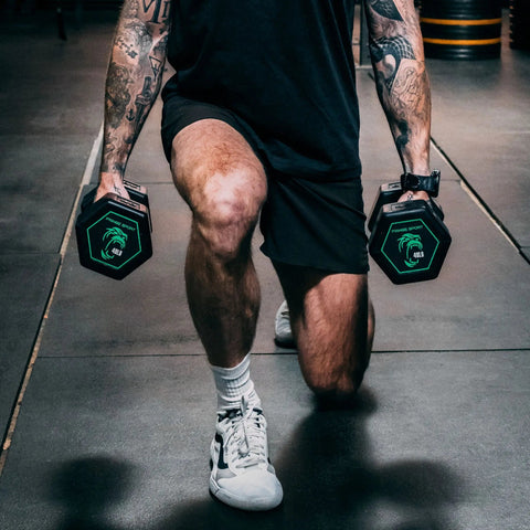 Silverback Rubber Coated Dumbbells Fringe Sport