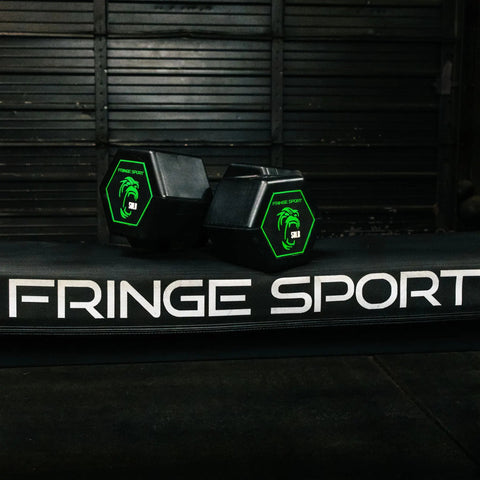 Silverback Rubber Coated Dumbbells Fringe Sport
