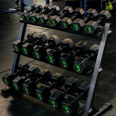 Silverback Rubber Coated Dumbbells Fringe Sport