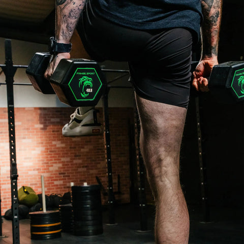 Silverback Rubber Coated Dumbbells Fringe Sport
