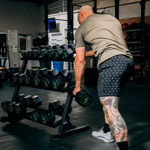 Silverback Rubber Coated Dumbbells Fringe Sport