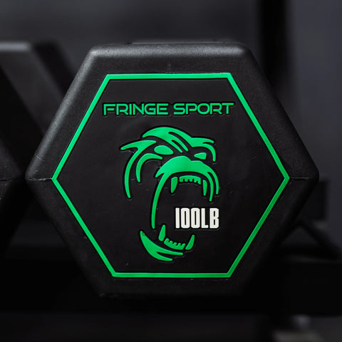 Silverback Rubber Coated Dumbbells Fringe Sport