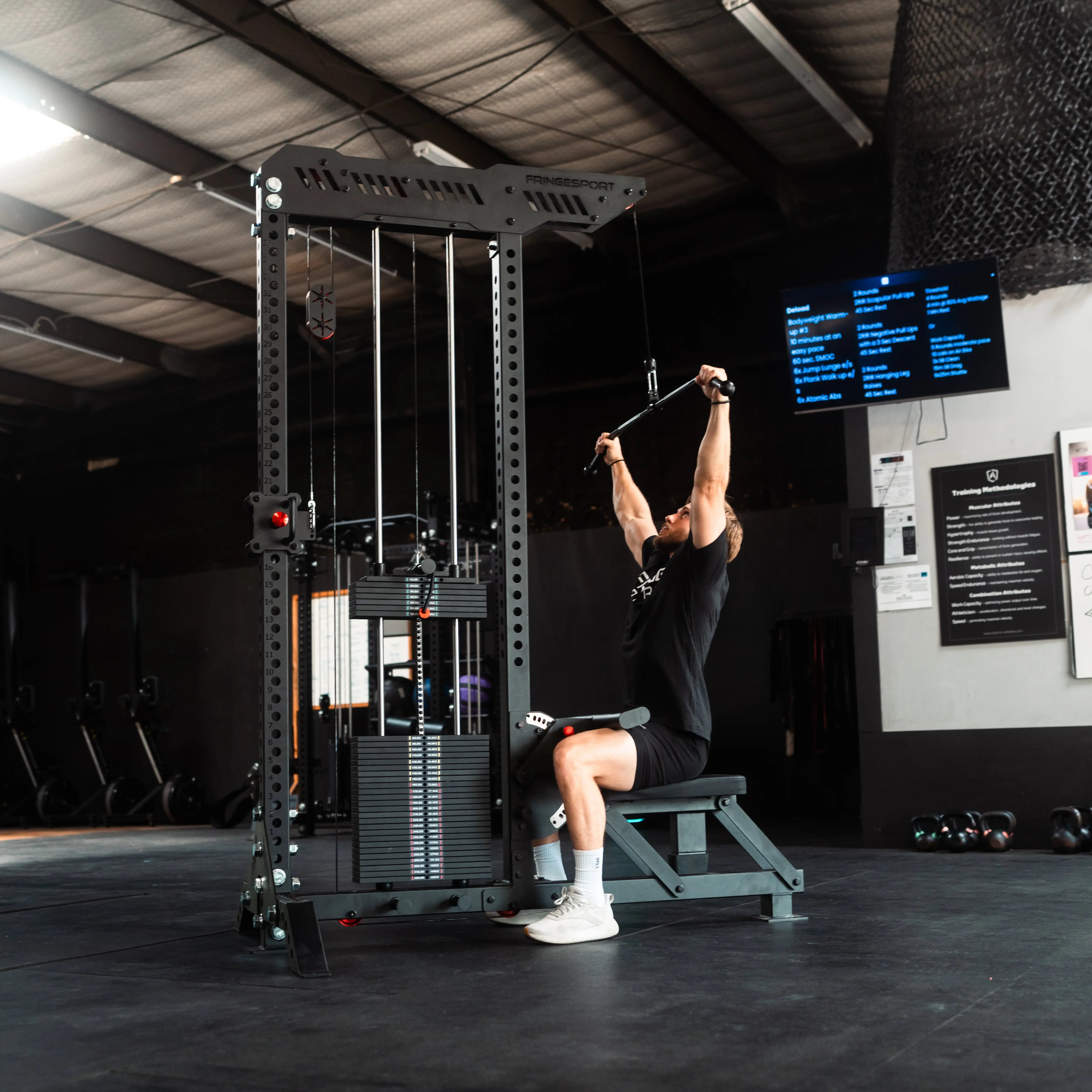 The Walrus: Single Tower Low Row & Lat Pulldown Fringe Sport