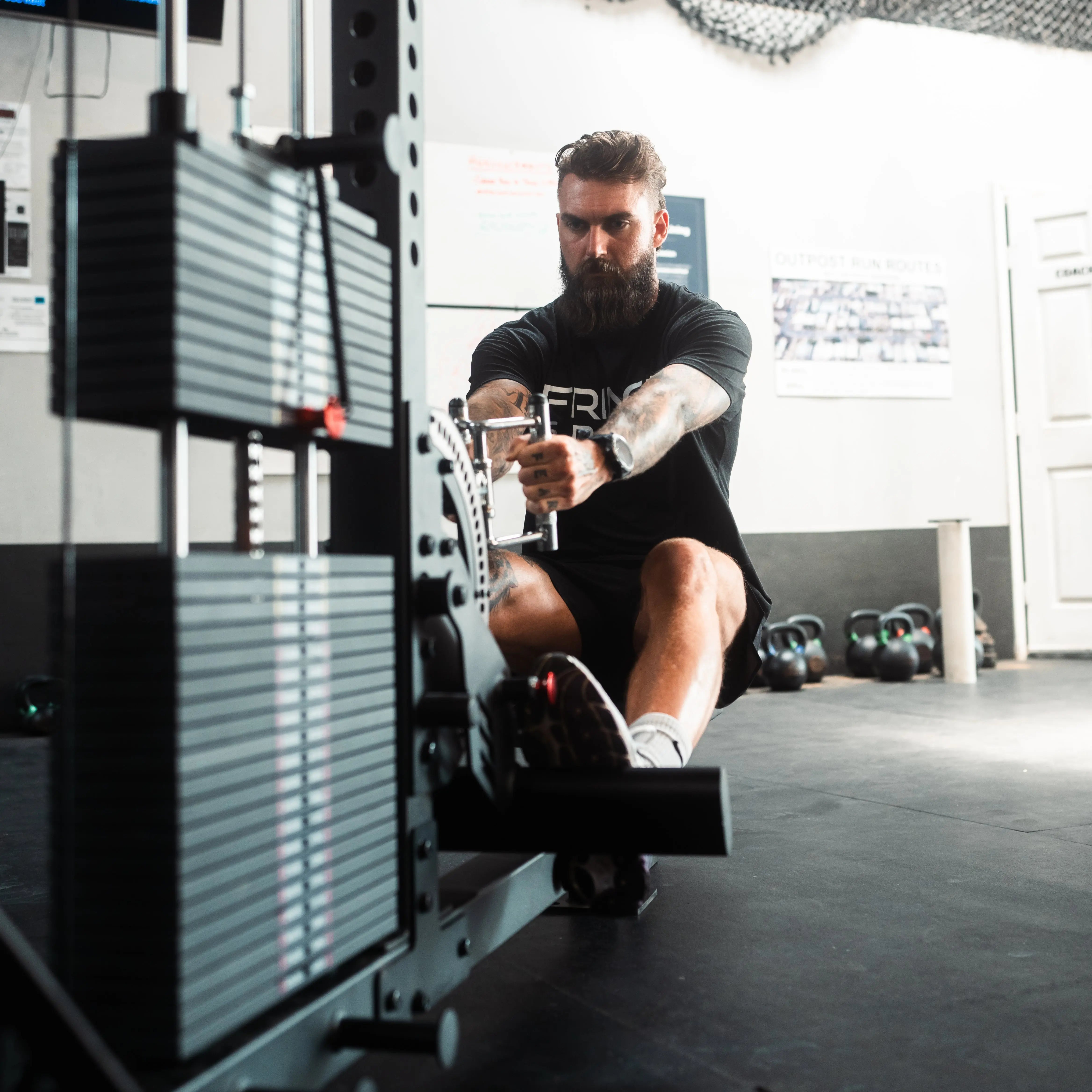 The Walrus: Single Tower Low Row & Lat Pulldown Fringe Sport