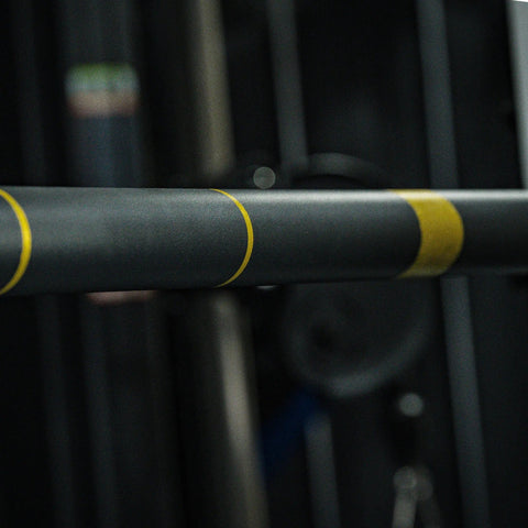 Stubby Axle Barbell - Rackable Shorty Bar Fringe Sport